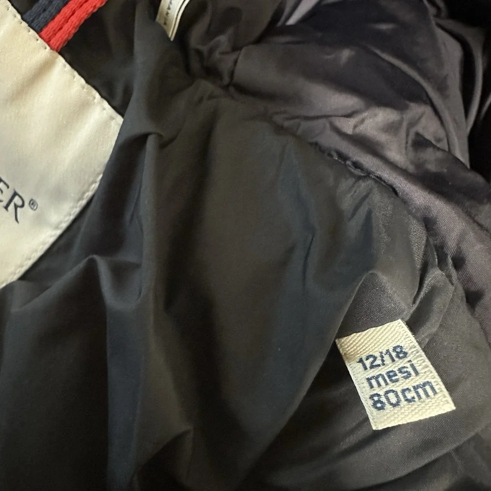 Moncler Kids‎ Blue Down Puffer Jacket Coat Size 12-18 Months Ski Snow Outdoors